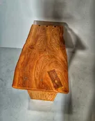 Elm Waterfall Side Table — Natural Edge Furniture