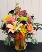 Colorful Bounty — Maria's Uncorked Wine Tasting Room & Florist - Marshall Flower Delivery - Wine Bar