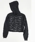 Bats Crop Hoodie