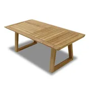 Agate Teak  Solid Wood rectangular coffee Table
