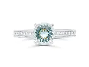 Aquamarine Dazzle Ring