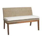 46" Hi Back Coral Bench
