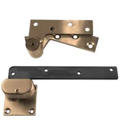 ABH 0147-1.5 Heavy Weight 1-1/2 Inch Offset Door Pivot Top And Bottom Set
