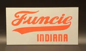 Sign – Funcie (Gray & Red)