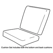 Cushions Cores for Seat &amp; Back for Sarah Chair &amp; ½
