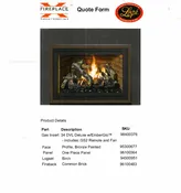 34 DVL Deluxe EmberGlo Display – Concord
