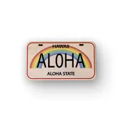 ALOHA LICENSE PLATE MAGNET