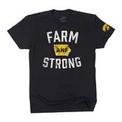 America Needs Farmers Farm Strong Short Sleeve Tee-Black