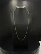 10K Gold Box Chain Necklace 5.2g