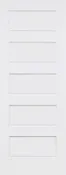 80" Conmore 5 Panel Shaker Hollow Core Smooth Single Door|1-3/8" Thick