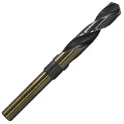 1-1/8 in. High Speed Steel Twist Black and Gold Reduced Shank Drill Bit with 1/2 in. Shank
