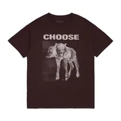 2 Headed S/S Tee - Brown