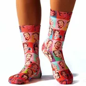 Below the calf sublimated full color crew socks