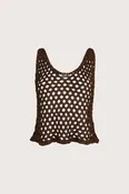 Blusa Top Calada Do Reis Café
