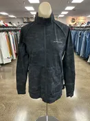 Athletic Jacket By Alphalete In Black & Grey, Size:S