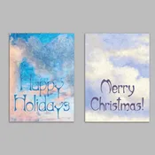 Art Nouveau Holiday Greeting Cards, Set of 24