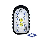 36426 Transmitter/Remote, Model JEG-6LRX / JEG-6LTX - 6 Function - Black - Rieco-Titan Products
