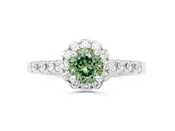 Demantoid Garnet Tsarina Ring