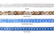 AC1012 Acrylic/Plastic Curb Chain CHOOSE COLOR BELOW