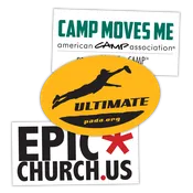 1 &amp; 2 Color Vinyl Bumper Stickers