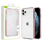 Airium Bumper Candy Skin Cover for Apple iPhone 11 Pro - Transparent Clear / Pink