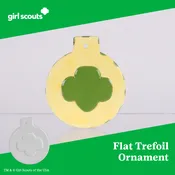 Girl Scout Flat Trefoil Ornament