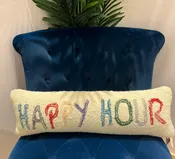 Happy Hour Pillow — Spring Street Boutique