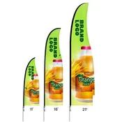 Custom Blade Flags, Printed