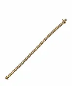 14K Gold Diamond Bracelet with 42 Diamonds (4.2 Carats) - 17.5g, Modern Clasp - HOUSEWARE THRIFT STORE