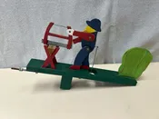 1940'S FOLK ART WOOD ART