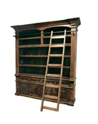 2pcs Bookcase With Ladder