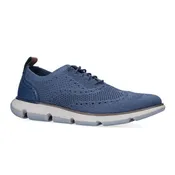 4.ZERØGRAND Zerogrand Stitchlite Oxford Sneakers in Blue