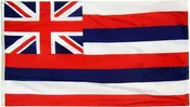 2x3 Hawaii Nylon Printed/Dyed Flag