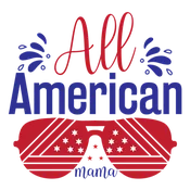 All American Mama - Ready-to-Press DTF Transfer