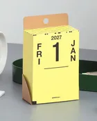 2027 Penco Daily Memo Block Calendar