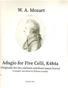 Adagio for Five Celli, K484a