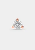 2mm Diamond Threaded Flat Back Earring