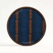 Royal Palm glass valet tray