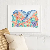 Barnacle Whale Giclee