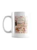 Parisian Tea and Pastries by the Eiffel Tower Ceramic Mug