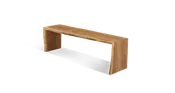 1133 Cherry Live Edge Double Waterfall Bench 72" x 18"