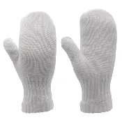 Knit Traffic Mittens- White
