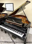 Samick 5' 8" grand piano, wonderful touch and tone, Ebony Polish finish with adjustable bench