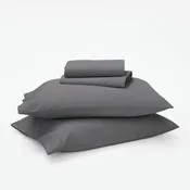 Classic Percale Sheet Set - Gray Quill