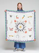 Vilagallo Icon Silk Scarf — DARRYL'S