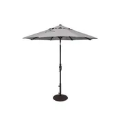 7.5' Black Frame Market Umbrella - Glide Tilt