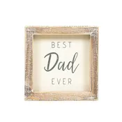 Adams & Co. - 11953 - 5x5 wood frame sign (DAD)  home decor gift