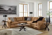 22501S5 (2250146/46/64/65/77)- Ashley Marlaina  Leather Look Sectional