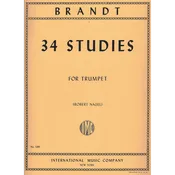 34 Studies on Orchestral Motives for Solo Trumpet by Vassily Brandt