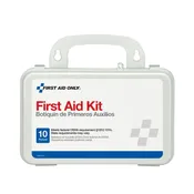 10-Person Weatherproof Plastic First Aid Kit 57-Piece 6060